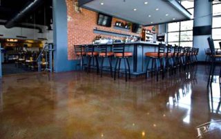 Commercial Bar Stained Floor