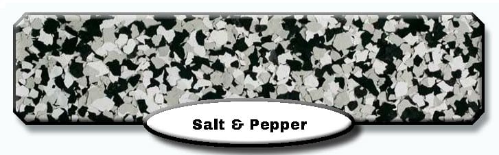 Salt & Pepper Flake Floor Coating