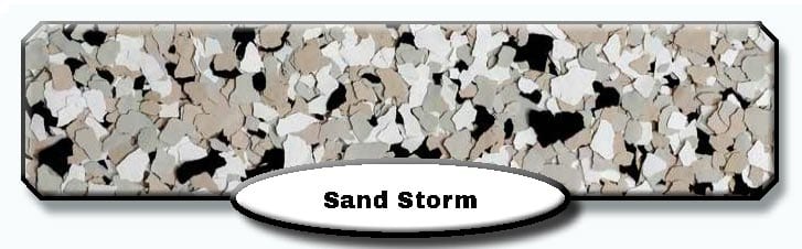 Sand Storm Flake Floor Coating