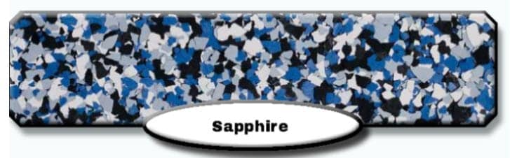 Sapphire Flake Floor Coating
